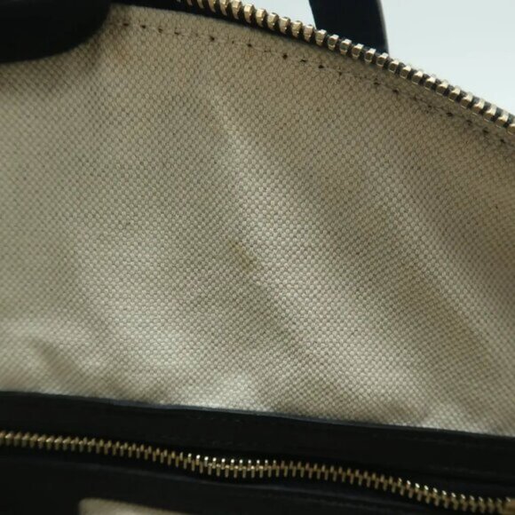 GUCCI Dome Black Leather Satchel 593-061925 - Picture 9 of 11